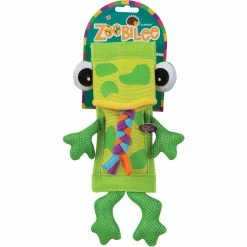 Discount 🎉 Petmate Zoobilee Firehose Frog Plush 🦮 Dog Toy 🛒