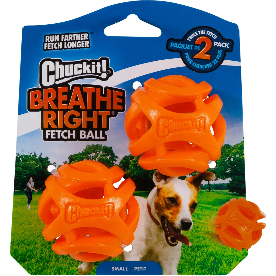 Budget โญ Petmate Chuckit! Breathe Right Fetch Ball Small ๐ถ Dog Toy, 2 Pk. ๐