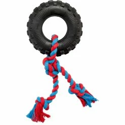 Best deal 👏 Leaps & Bounds Toss And Tug Tire Rope 🐶 Dog Toy 🔥