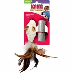 Hot Sale ⌛ Kong Refillables Feather Mouse Catnip Toy 🥰