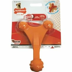 Best deal 🌟 Nylabone Power Chew Dura Chew Axis Bone Bacon Flavor 🦮 Dog Chew Toy 😉