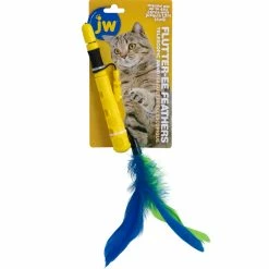 Buy 💯 Petmate JW Flutteree Feathers Telescopic Wand Cat Toy 💯
