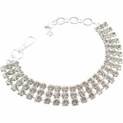 Coupon 🤩 Buddy G's Three Row Rhinestone Collar ❤️