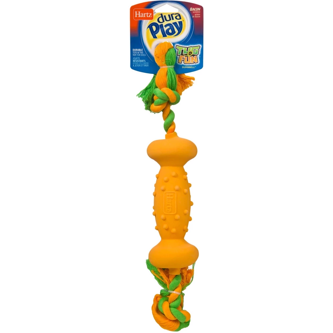 New โจ Hartz DuraPlay Tug Of Fun Dumbbell Toy ๐