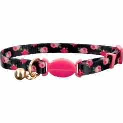 Best Pirce 😉 Good 2 Go Pink Rose Print Cat Collar ⌛
