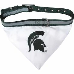 Discount ⌛ Pets First NCAA Michigan State Spartans Collar Bandana 🎉