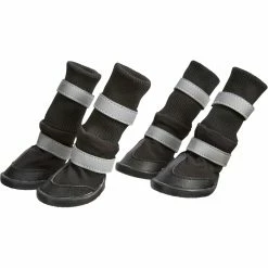 New ❤️ Good 2 Go All Weather Paw Protection 🐕 Dog 🥾 Boots, Black 🌟