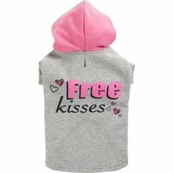 Cheap 🥰 Youly Happy Go Lucky Free Kisses 🐶 Dog Hoodie 🎁
