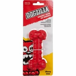 Discount 🤩 Petmate 🦮 Dogzilla Knobby Rubber Bone - Medium 🧨